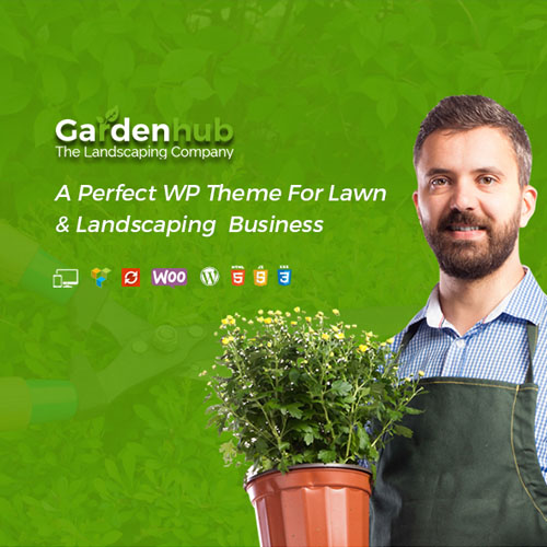 Garden HUB - Lawn & Landscaping WordPress Theme Garden HUB - Lawn & Landscaping WordPress Theme