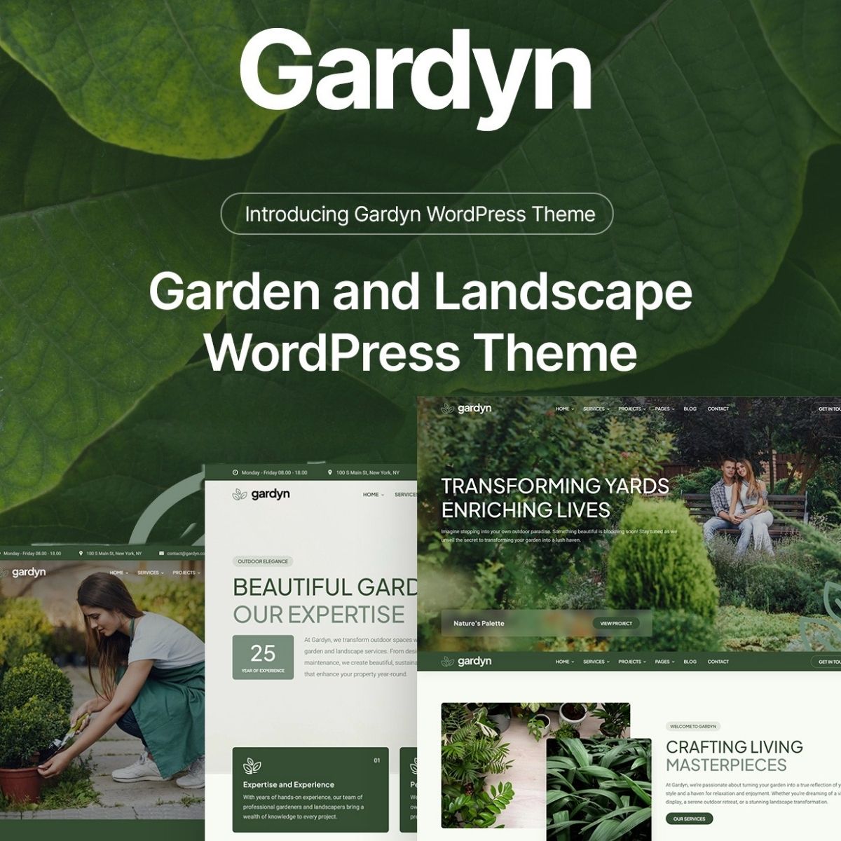 Gardyn - Gardening & Landscaping WordPress Theme Gardyn - Gardening & Landscaping WordPress Theme