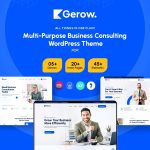 Gerow - Business Consulting WordPress Theme + RTL