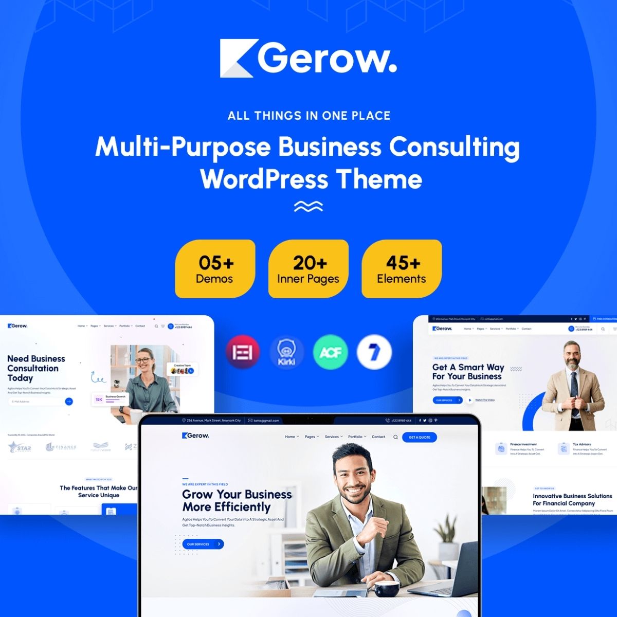 Gerow - Business Consulting WordPress Theme + RTL Gerow - Business Consulting WordPress Theme + RTL