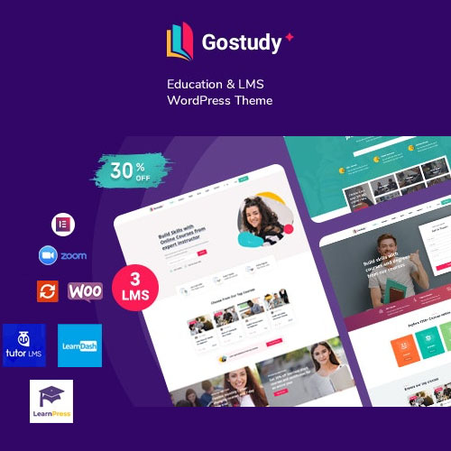 Gostudy - Education WordPress Theme Gostudy - Education WordPress Theme