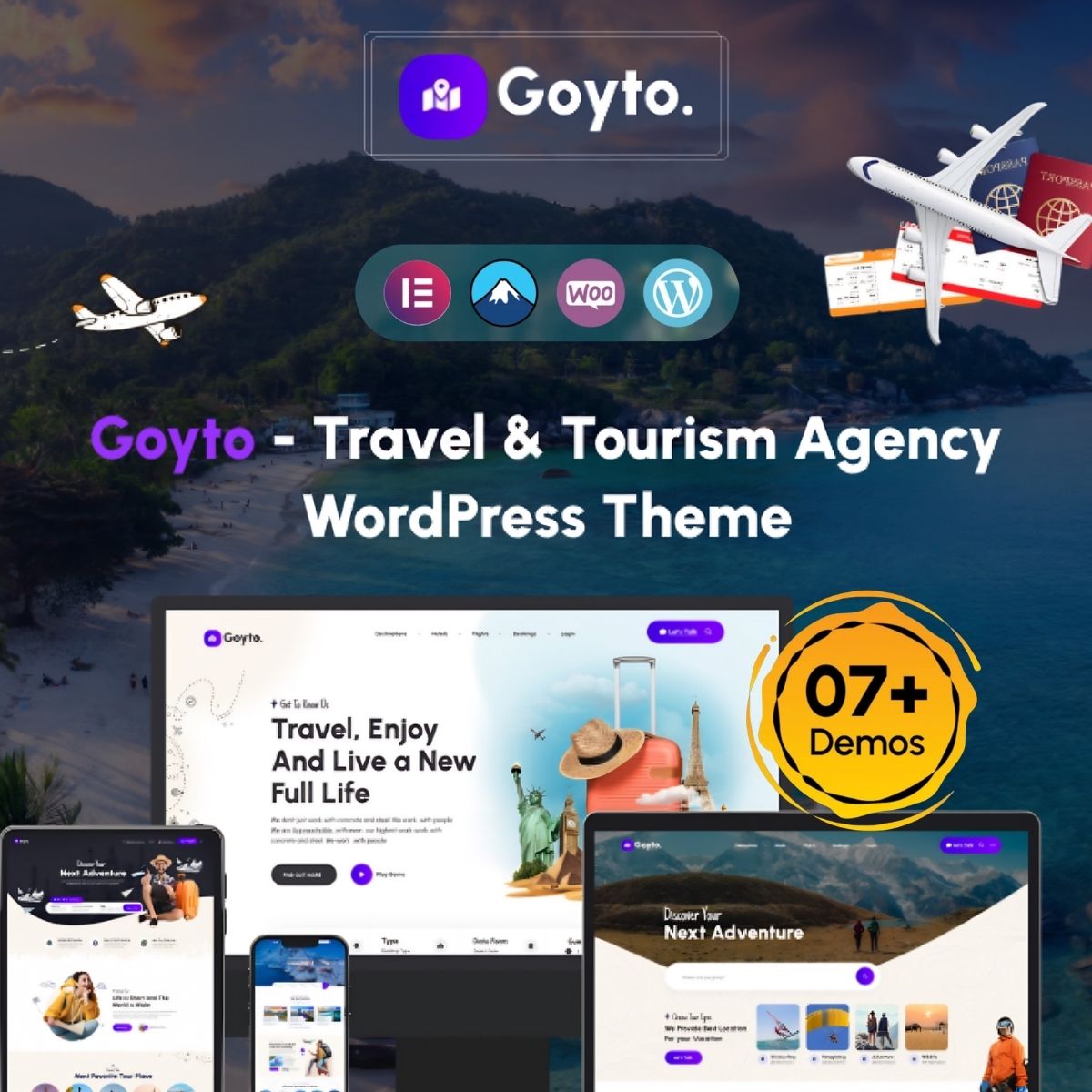 Goyto - Travel WordPress Theme Goyto - Travel WordPress Theme