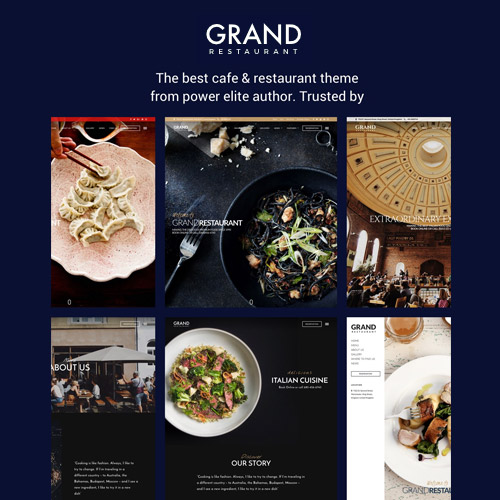 Grand Restaurant Cafe WordPress Theme Grand Restaurant Cafe WordPress Theme