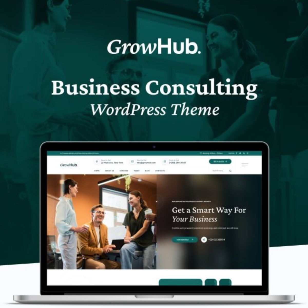 GrowHub - Business Consulting WordPress Theme GrowHub - Business Consulting WordPress Theme