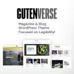GutenVerse - Magazine and Blog WordPress Theme