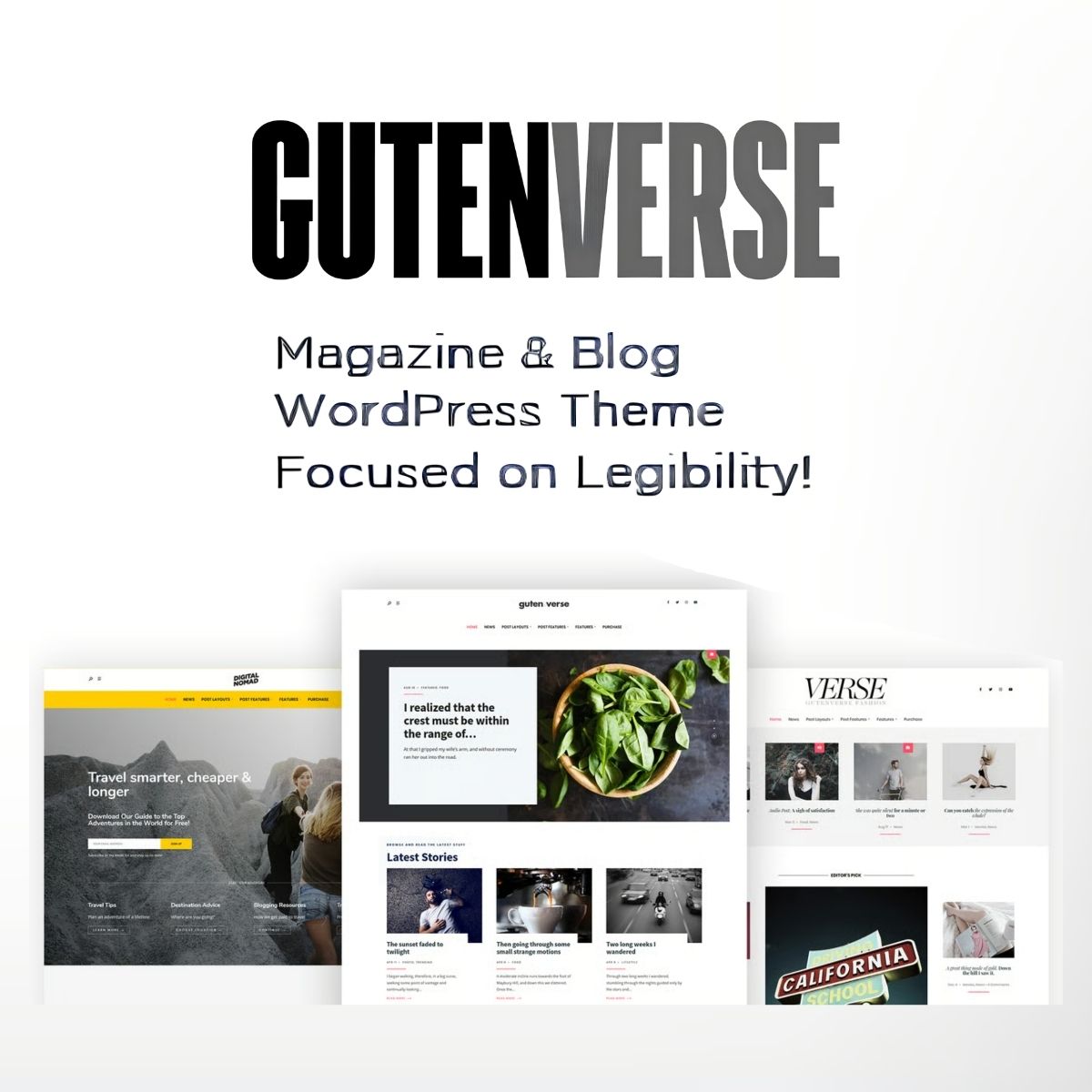 GutenVerse - Magazine and Blog WordPress Theme GutenVerse - Magazine and Blog WordPress Theme