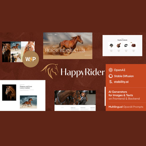 Happy Rider - Horse School & Equestrian Center WordPress Theme Happy Rider - Horse School & Equestrian Center WordPress Theme