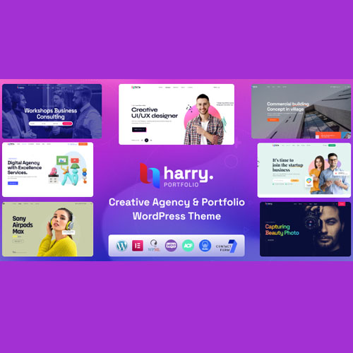 Harry - Creative Agency & Portfolio WordPress Theme + RTL Harry - Creative Agency & Portfolio WordPress Theme + RTL