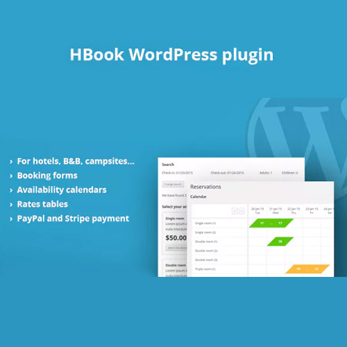 HBook - Hotel booking system - WordPress Plugin HBook - Hotel booking system - WordPress Plugin