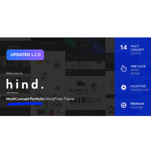 Hind - Multi-Concept Portfolio & Photography WordPress Theme Hind - Multi-Concept Portfolio & Photography WordPress Theme