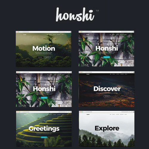 Honshi - WordPress Simple Portfolio Theme Honshi - WordPress Simple Portfolio Theme