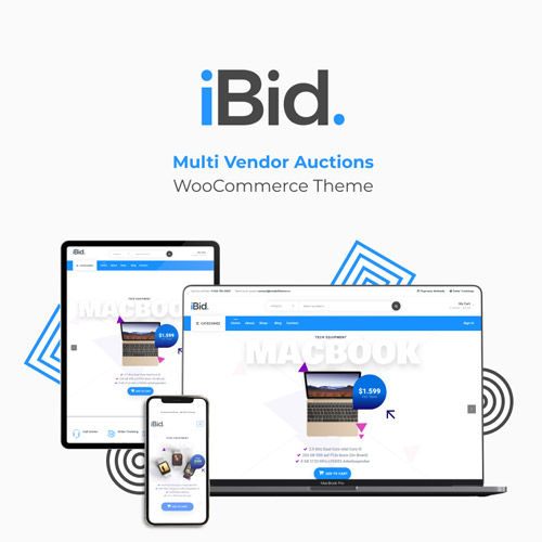 iBid - Multi Vendor Auctions WooCommerce Theme iBid - Multi Vendor Auctions WooCommerce Theme