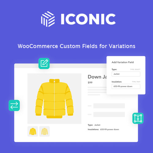Iconic WooCommerce Custom Fields for Variations Iconic WooCommerce Custom Fields for Variations