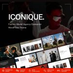 Iconique - Fashion Model Agency WordPress Theme