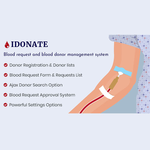 IDonatePro - Blood Donation, Request And Donor Management WordPress Plugin IDonatePro - Blood Donation, Request And Donor Management WordPress Plugin