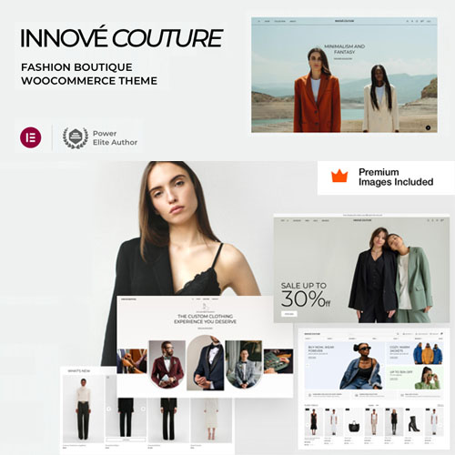 Innové Couture - Clothing Ecommerce WordPress Theme Innové Couture - Clothing Ecommerce WordPress Theme