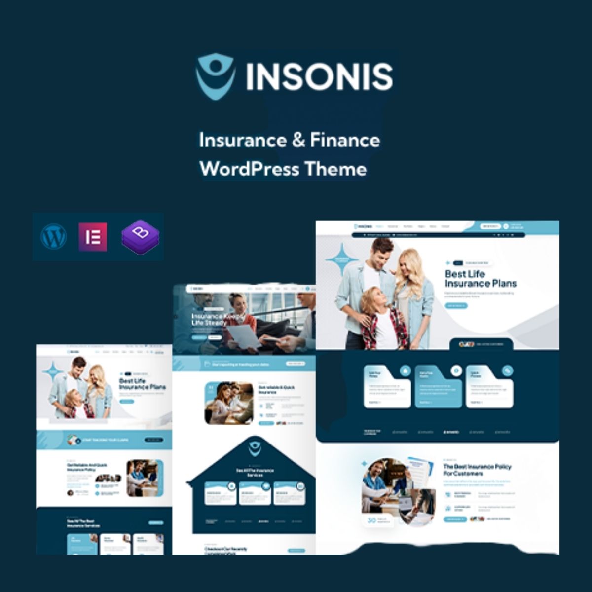 Insonis - Insurance & Finance WordPress Theme Insonis - Insurance & Finance WordPress Theme