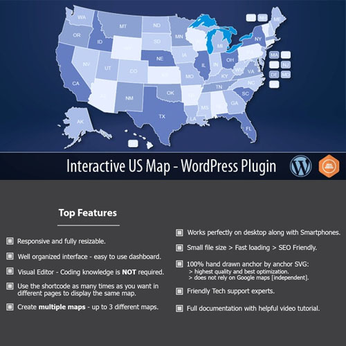 Interactive US Map - WordPress Plugin Interactive US Map - WordPress Plugin