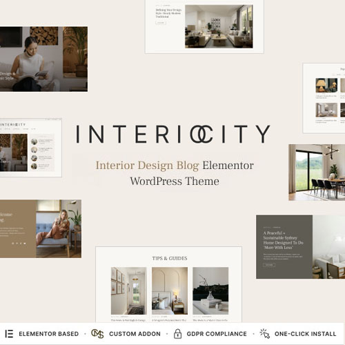 Interiocity - Home Decor Blog and Interior Design Magazine WordPress Theme Interiocity - Home Decor Blog and Interior Design Magazine WordPress Theme