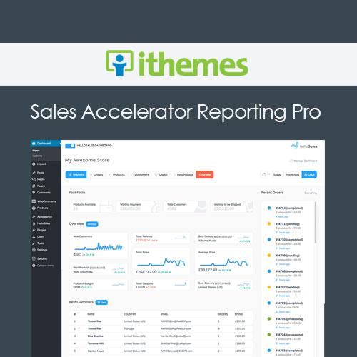 iThemes Sales Accelerator Reporting Pro iThemes Sales Accelerator Reporting Pro