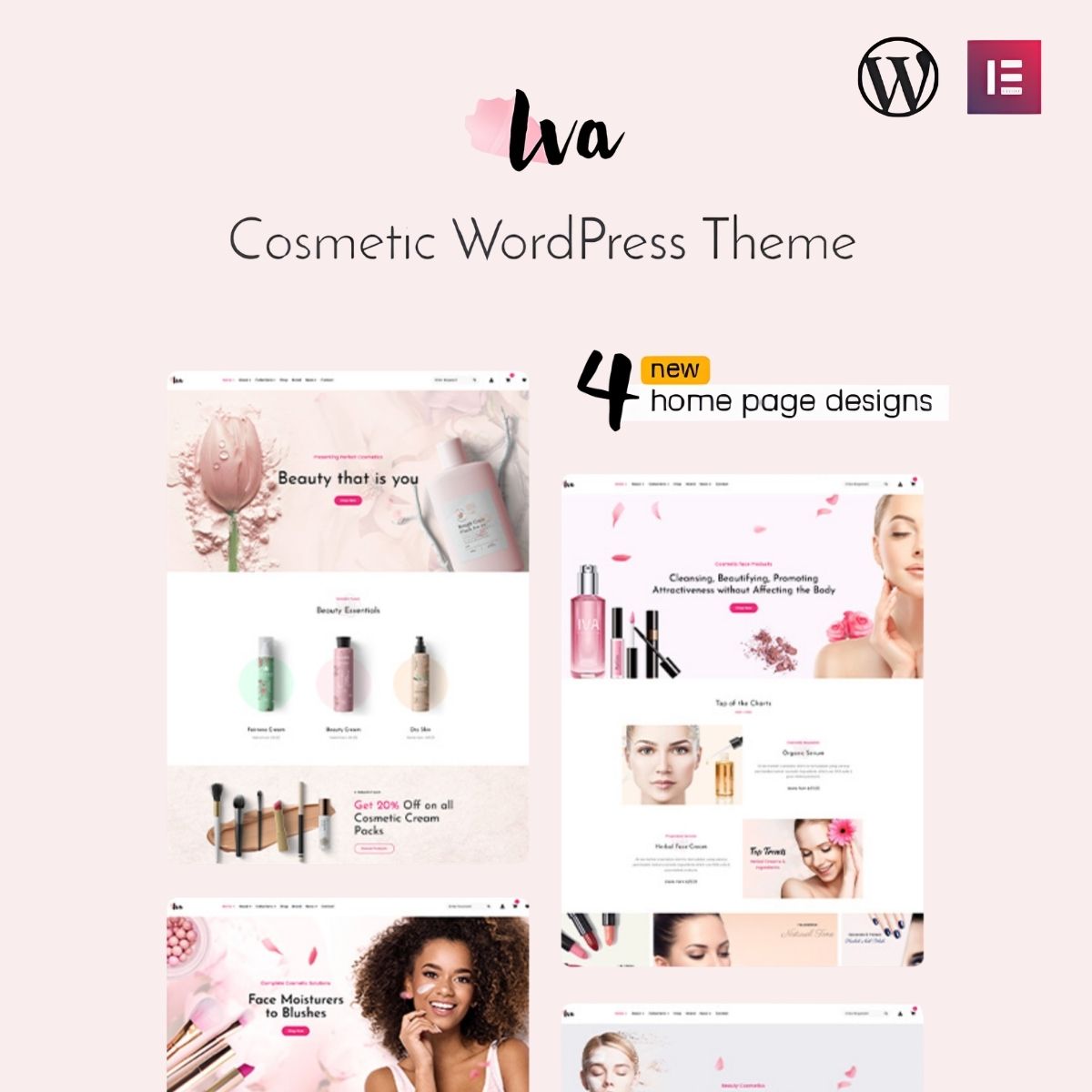Iva - Beauty Cosmetics Shop WordPress Theme Iva - Beauty Cosmetics Shop WordPress Theme