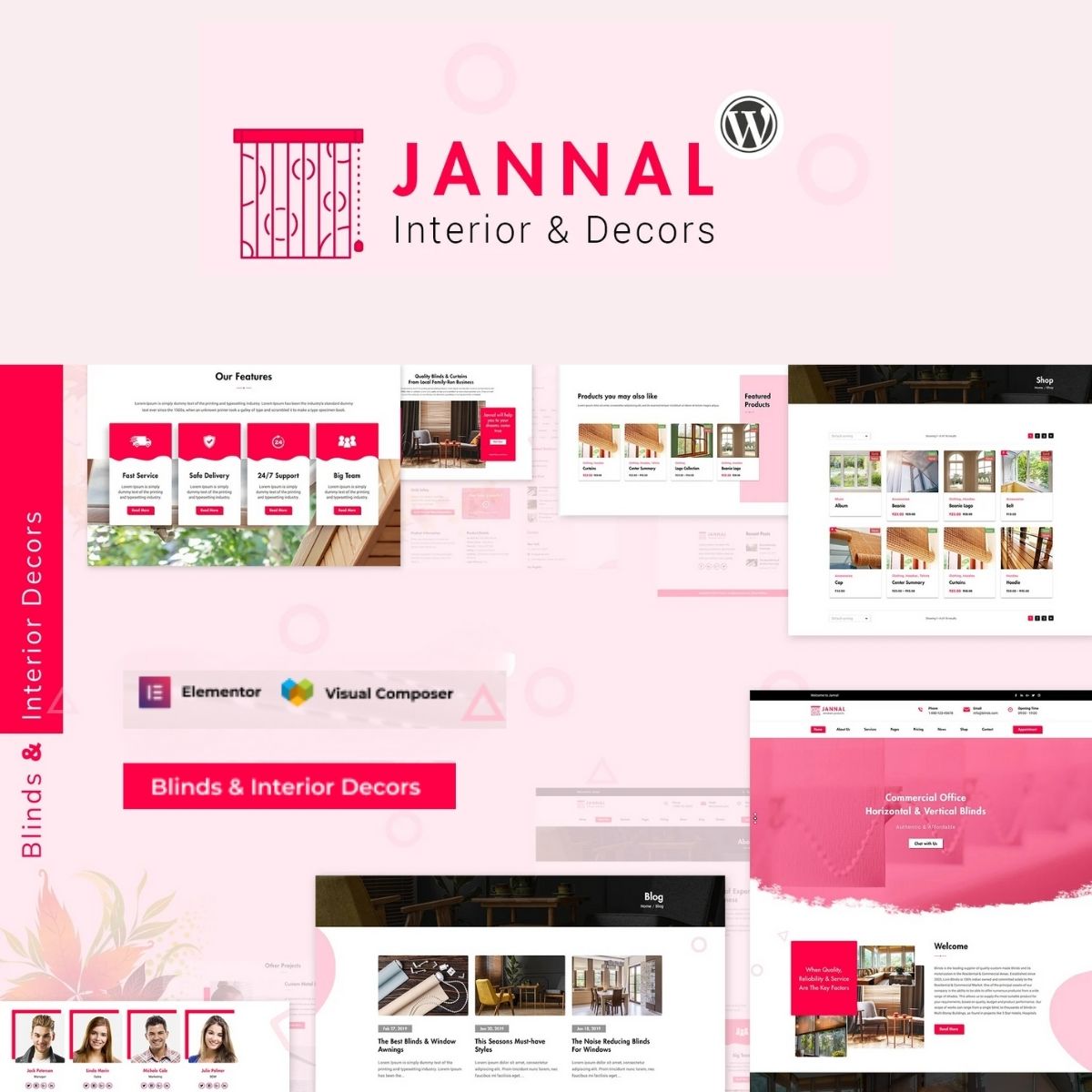 Jannal - Curtains & Doors WordPress Theme Jannal - Curtains & Doors WordPress Theme