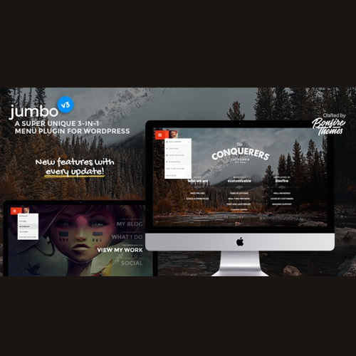 Jumbo: A 3-in-1 full-screen menu for WordPress Jumbo: A 3-in-1 full-screen menu for WordPress