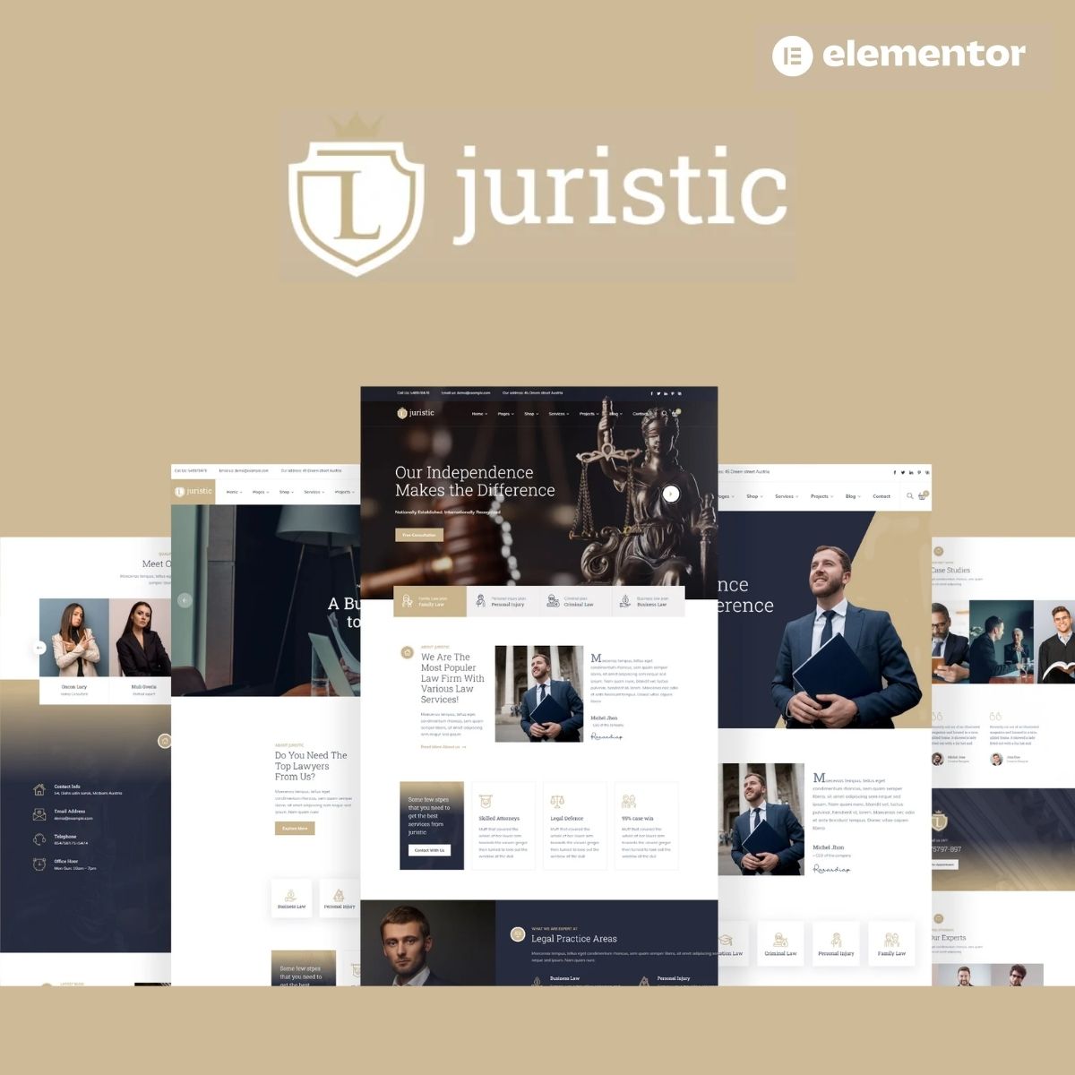 Juristic - Lawyer & Attorney WordPress Theme Juristic - Lawyer & Attorney WordPress Theme
