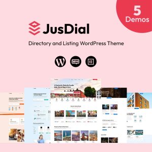 JusDial- Directory and Listing WordPress Theme