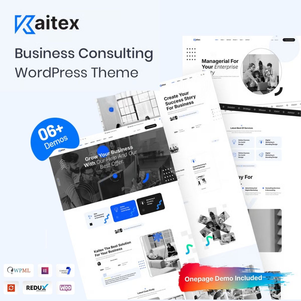 Kaitex - Business Consulting WordPress Theme Kaitex - Business Consulting WordPress Theme