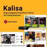 Kalisa | Blog & Magazine WordPress Theme