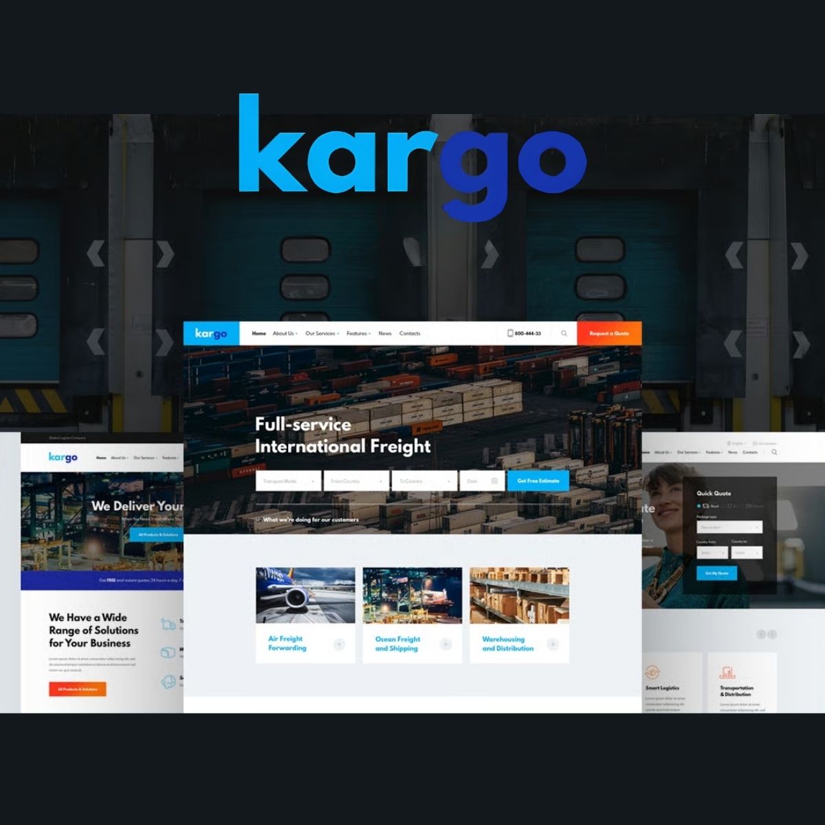 Kargo | Logistics & Transportation WordPress Theme Kargo | Logistics & Transportation WordPress Theme