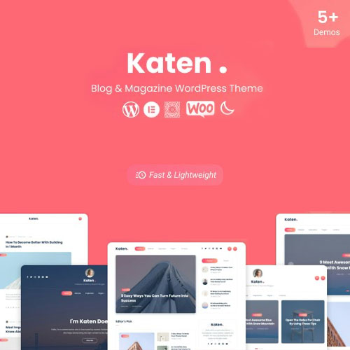 Katen - Blog & Magazine WordPress Theme Katen - Blog & Magazine WordPress Theme