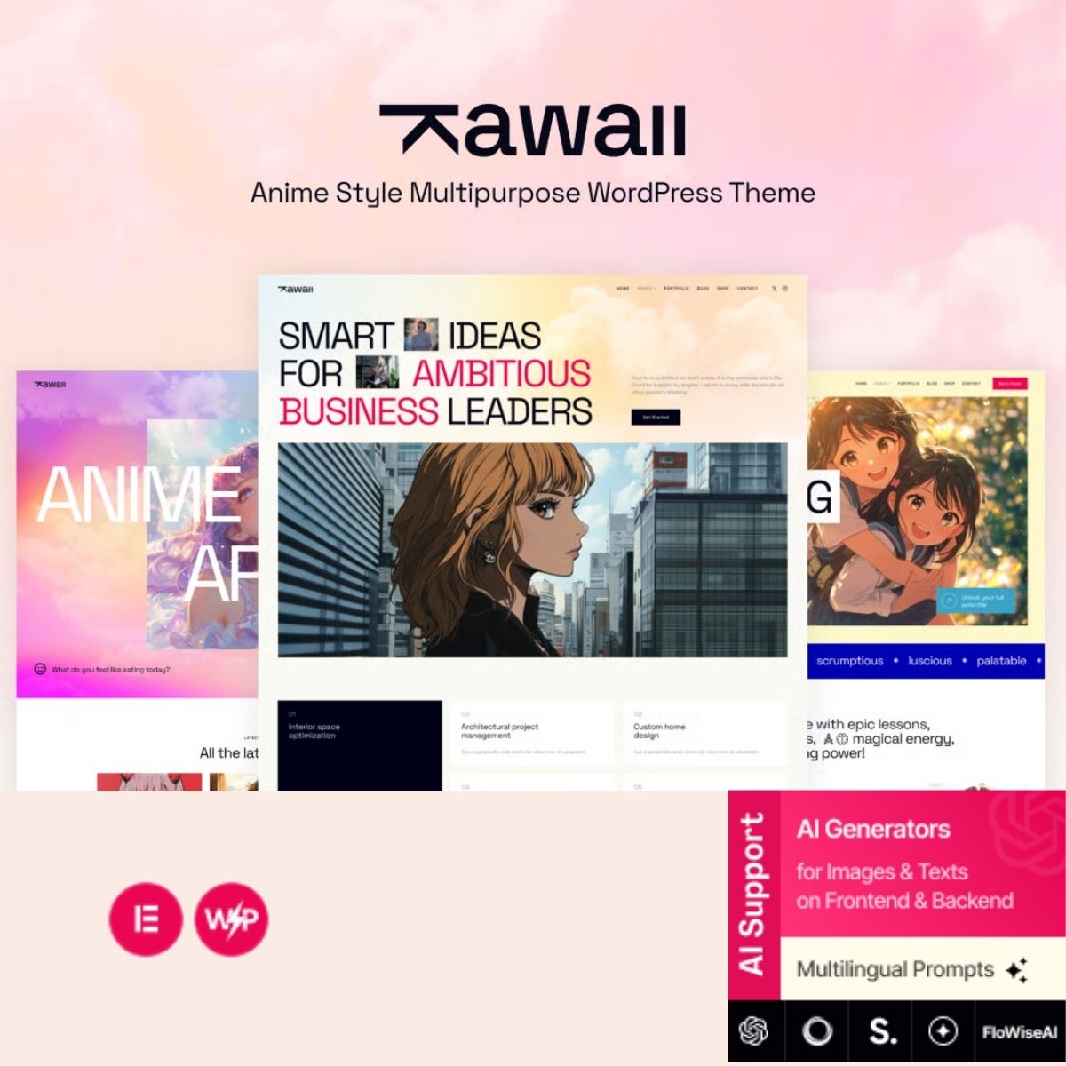 Kawaii - Anime Creative Original WordPress Theme Kawaii - Anime Creative Original WordPress Theme
