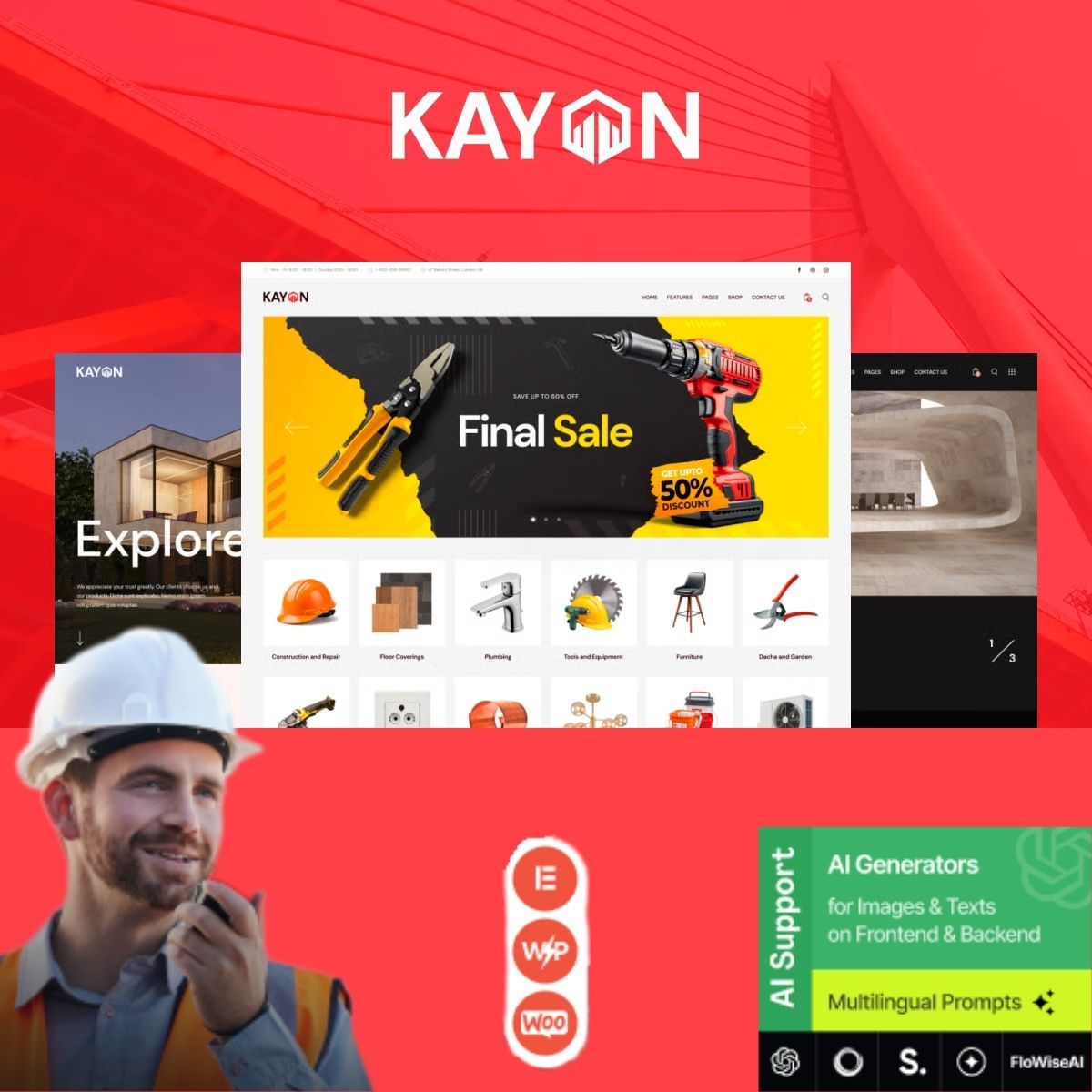 Kayon - Building & Construction WordPress Theme Kayon - Building & Construction WordPress Theme