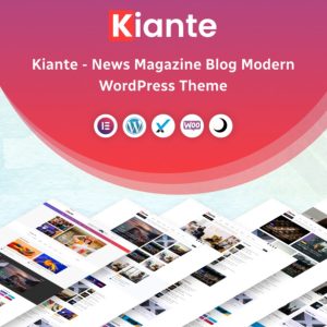 Kiante - Newspaper & Magazine Elementor WordPress Theme Multipurpose