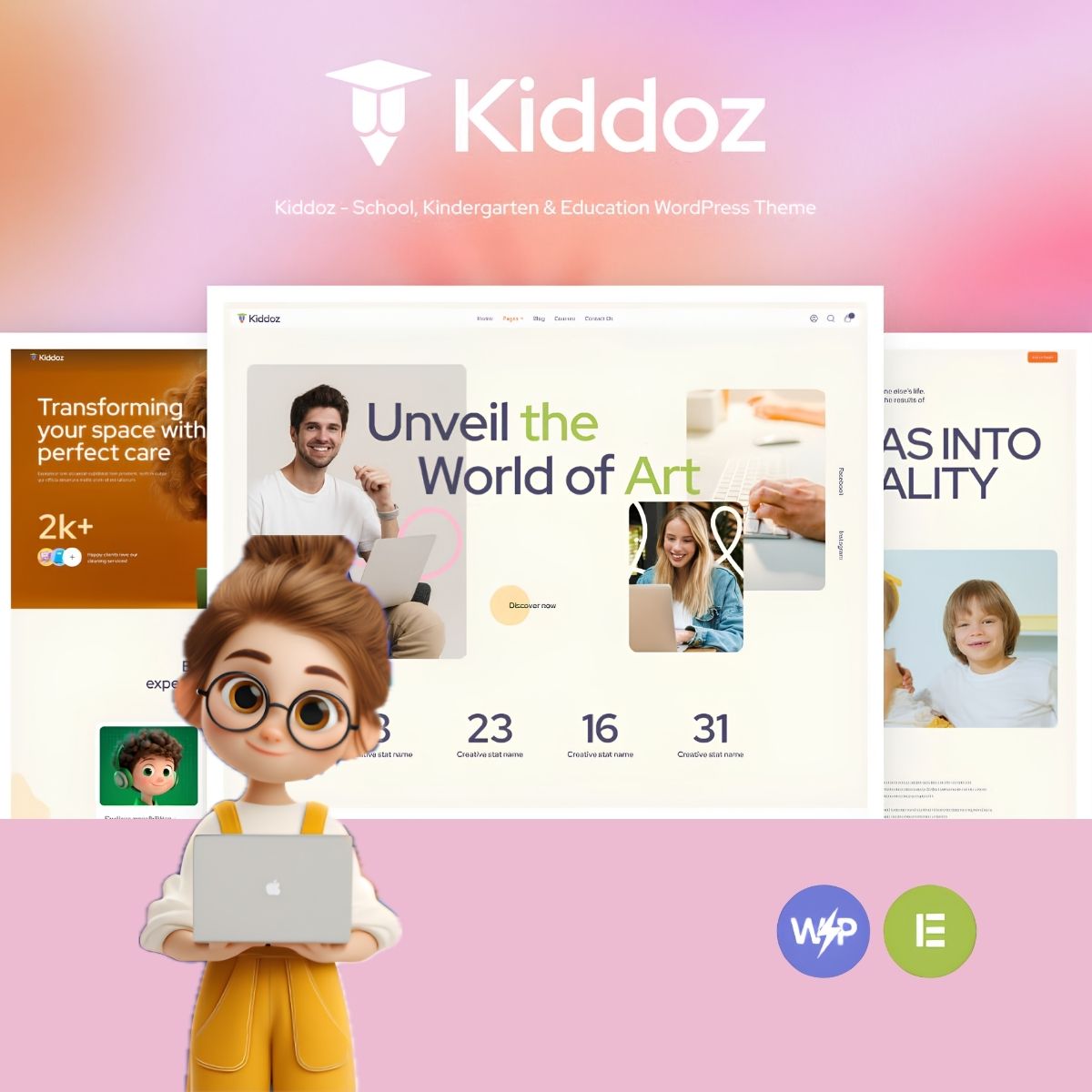 Kiddoz - School, Kindergarten & Education WordPress Theme Kiddoz - School, Kindergarten & Education WordPress Theme