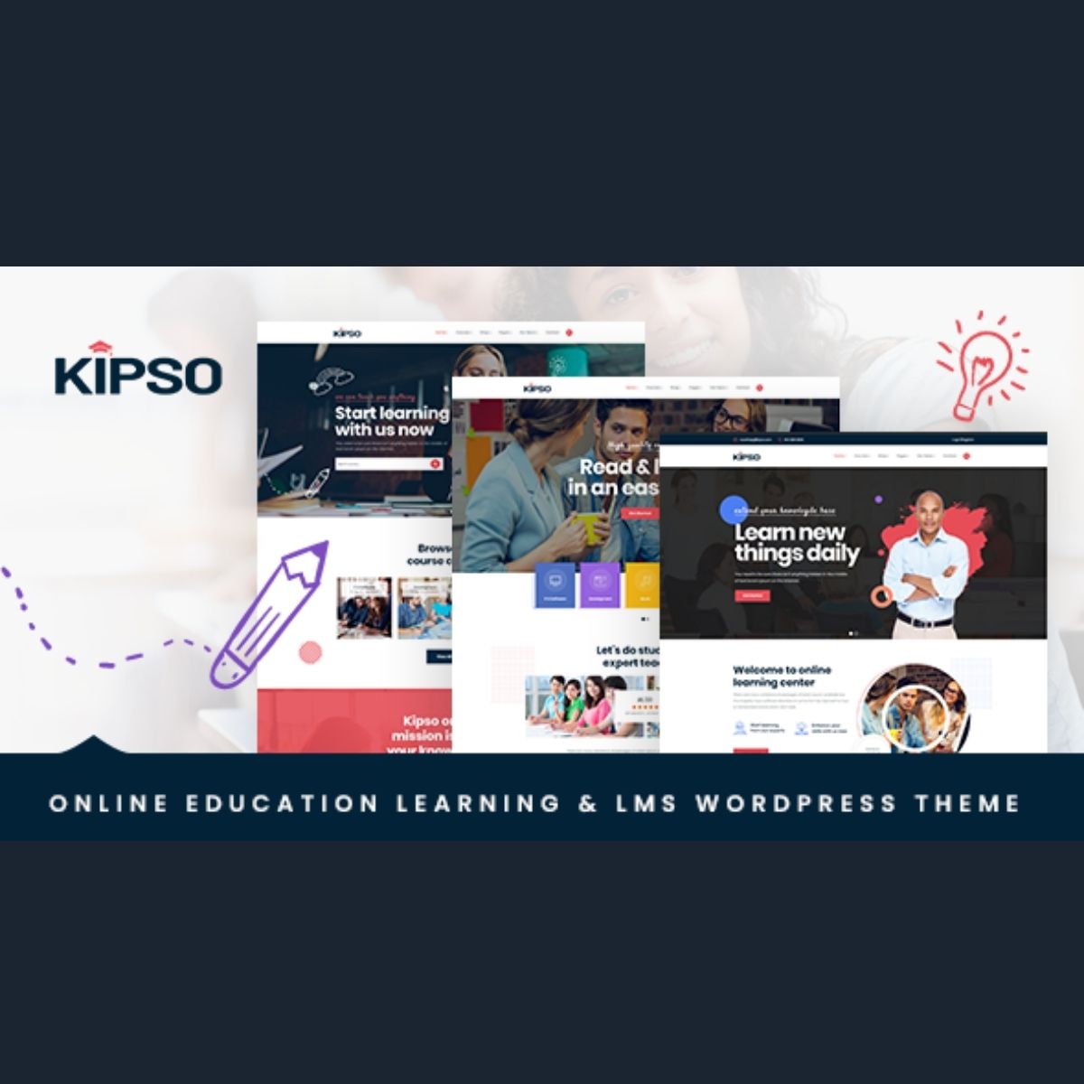 Kipso - Education LMS WordPress Theme Kipso - Education LMS WordPress Theme