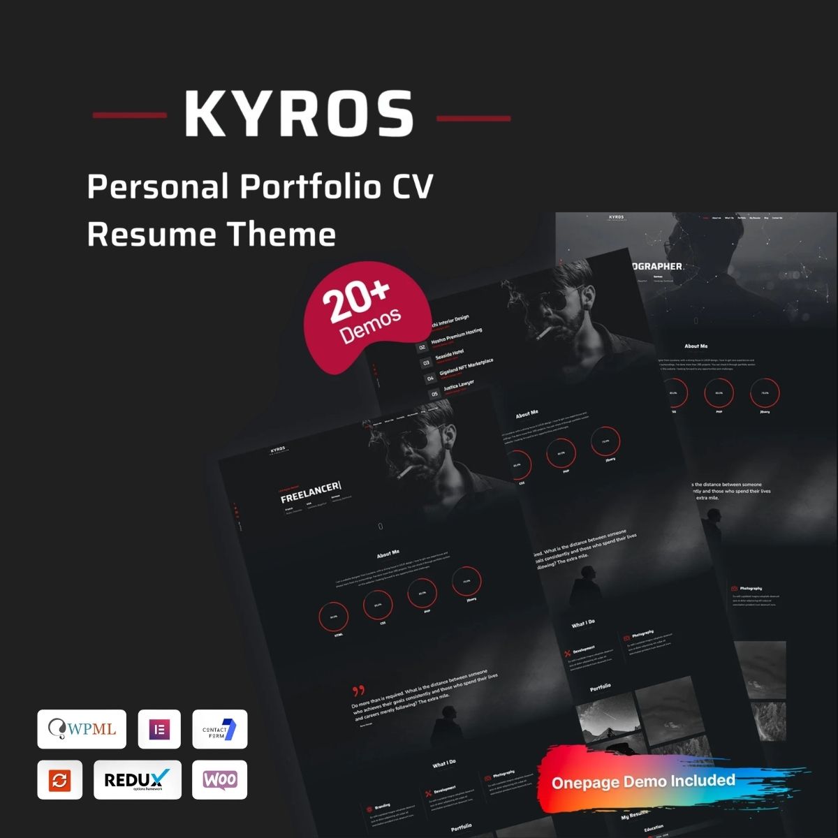 Kyros - Personal Portfolio CV Resume Theme Kyros - Personal Portfolio CV Resume Theme