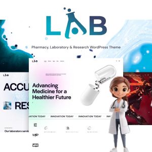 Lab - Pharmacy, Laboratory & Research WordPress Theme