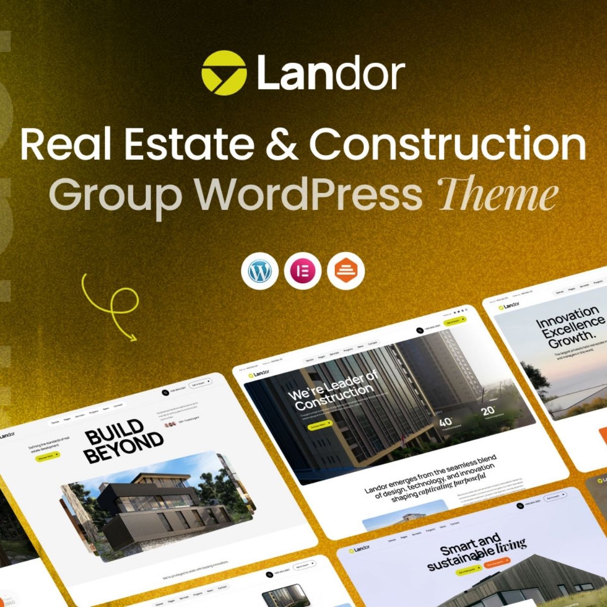 Landor - Real Estate & Construction Group WordPress Theme Landor - Real Estate & Construction Group WordPress Theme