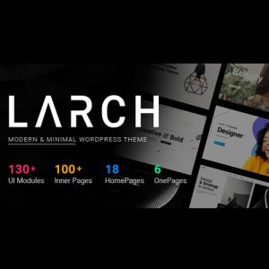 Larch - Responsive Minimal Multipurpose WordPress Theme