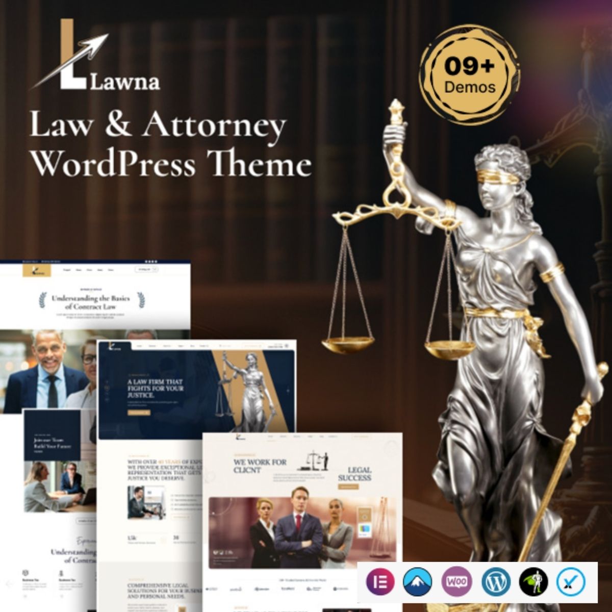 Lawna - Attorney & Advocate WordPress Theme Lawna - Attorney & Advocate WordPress Theme
