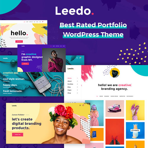 Leedo – Modern, Colorful & Creative Portfolio WordPress Theme Leedo – Modern, Colorful & Creative Portfolio WordPress Theme