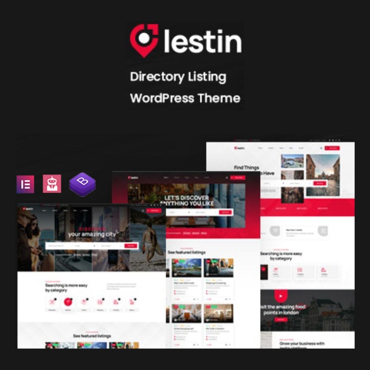 Lestin - Directory Listing WordPress Theme Lestin - Directory Listing WordPress Theme