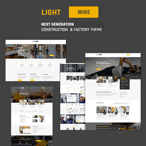 Lightwire - Construction And Industry Theme Lightwire - Construction And Industry Theme