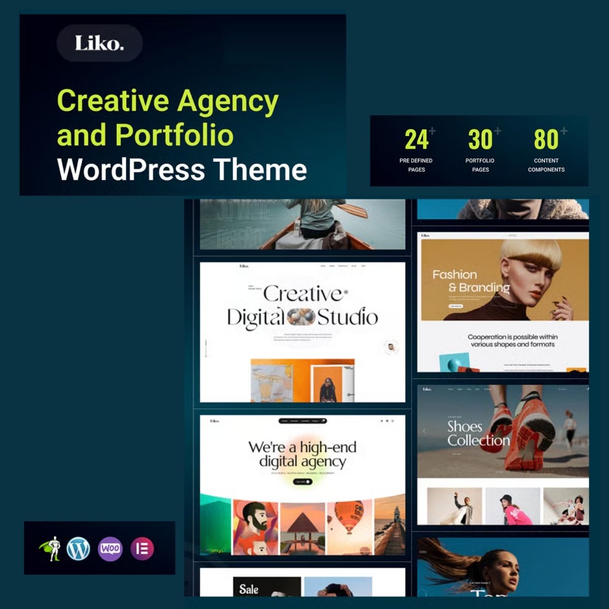 Liko - Creative Agency & Portfolio WordPress Theme Liko - Creative Agency & Portfolio WordPress Theme