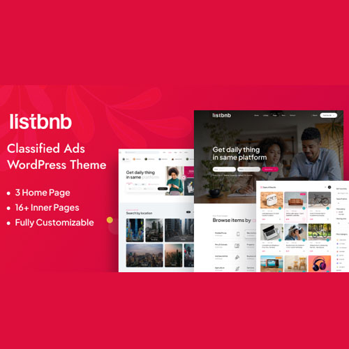 Listbnb - Classified Ads WordPress Theme Listbnb - Classified Ads WordPress Theme