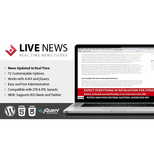 Live News - Real Time News Ticker Live News - Real Time News Ticker