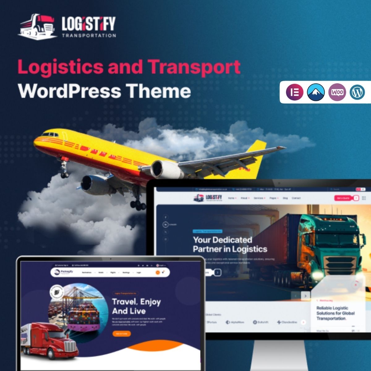 Logistify - Transportation & Logistics WordPress Theme Logistify - Transportation & Logistics WordPress Theme